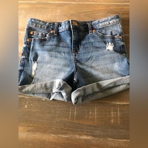 Revery kids, girls Jean shorts, size 14 (large)